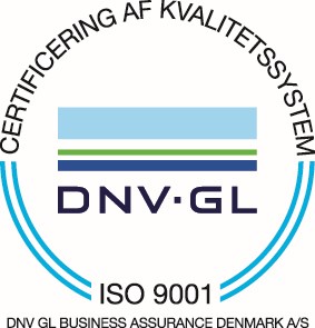 Nærvarme Danmark ISO 9001 certificeret via koncernen SEF A/S.