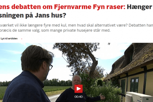 TV2 Fyn taler med Nærvarme Danmark kunde